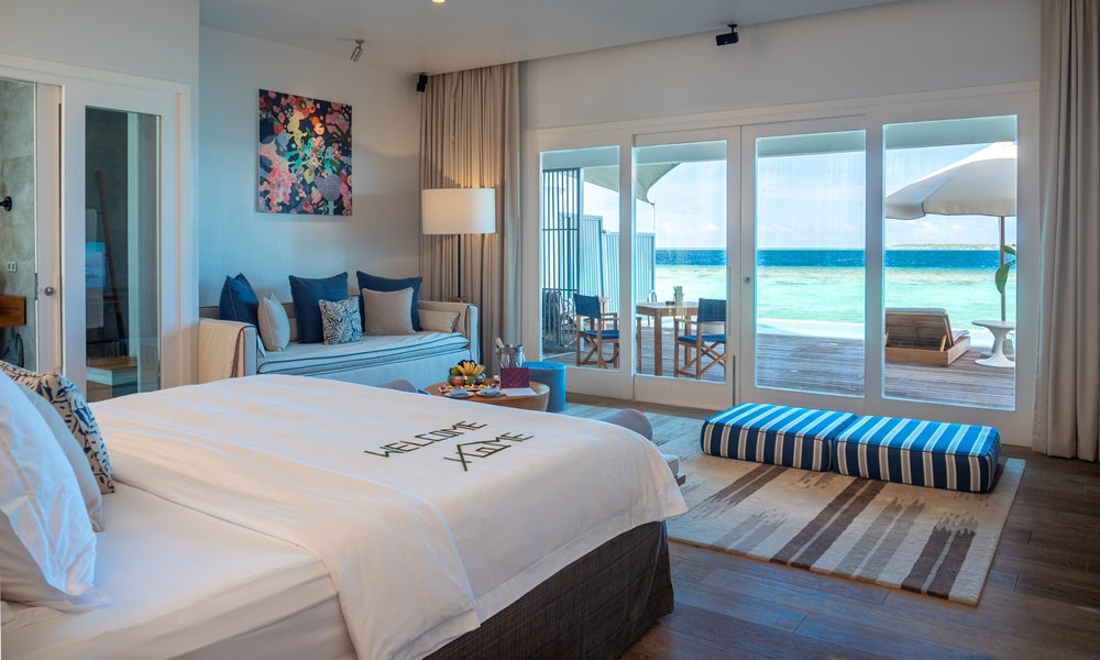 Lush outdoors, contemporary architecture, and luxury services make Amilla Maldives a favourite amongst travellers