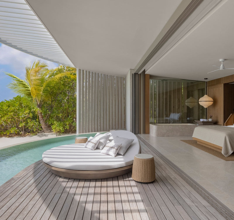 A Sunset Beach Pool Villa at The Ritz-Carlton Maldives, Fari Islands