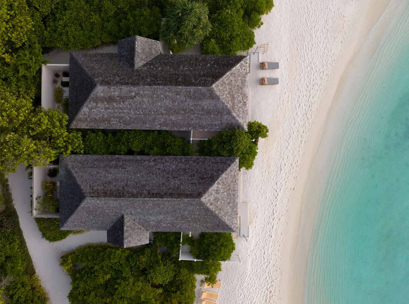 A third view of a Beach Villa at Emerald Faarufushi Resort & Spa