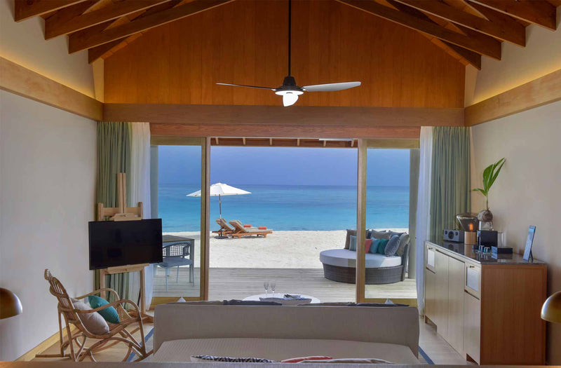 A Beach Villa at Emerald Faarufushi Resort & Spa