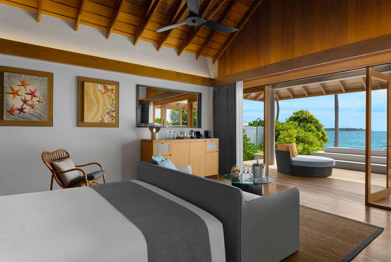 A third view of a Beach Villa with Pool at Emerald Faarufushi Resort & Spa