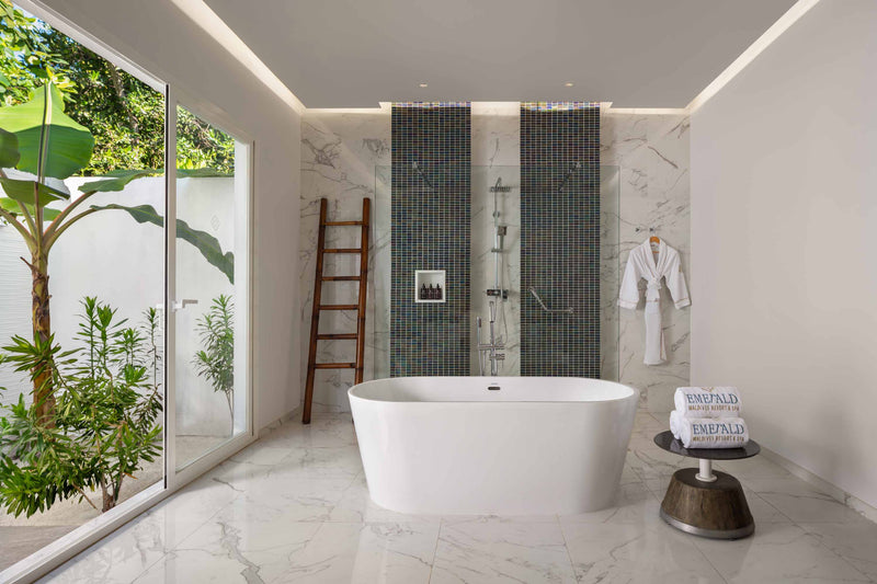 Another view of a Beach Villa at Emerald Maldives Resort & Spa.