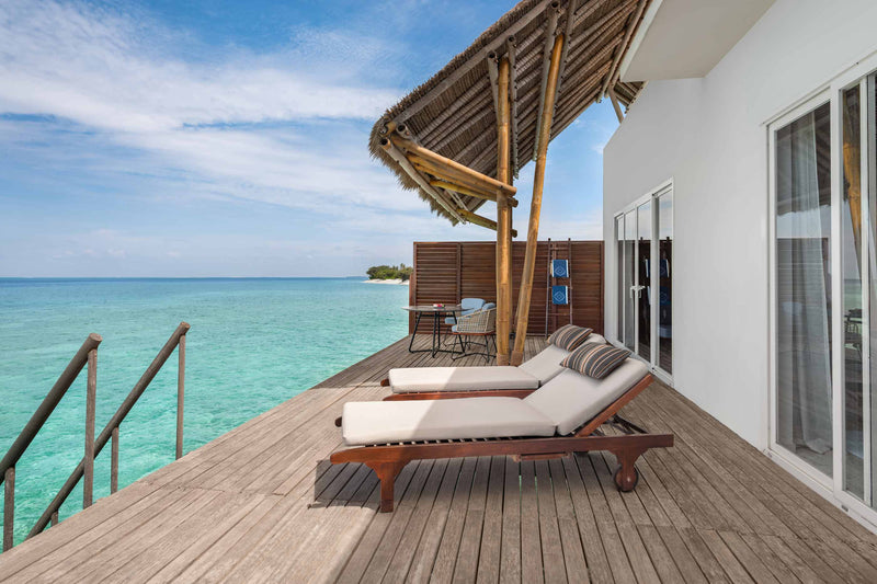 A Water Villa at Emerald Maldives Resort & Spa.