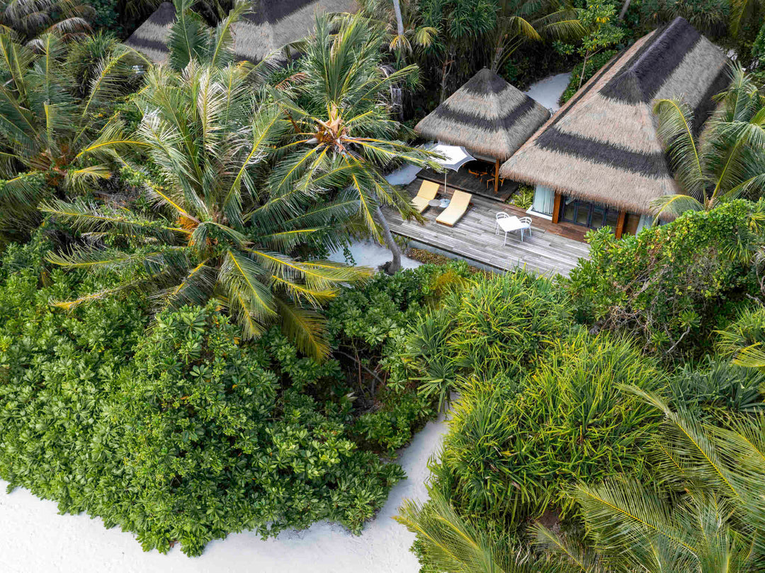 A Beach Villa at Pullman Maldives Maamutaa, on the sand