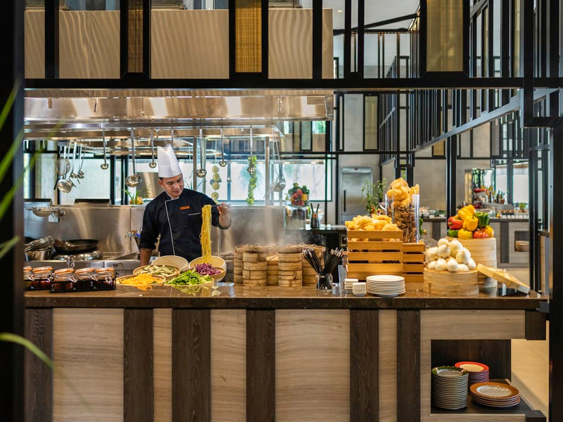 MELANGE, the all-day restaurant at Pullman Maldives Maamutaa