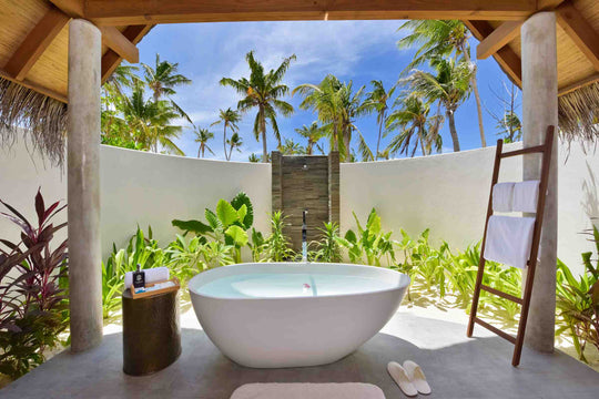 Fushifaru Maldives, Lhaviyani Atoll — Beach Villa bathroom