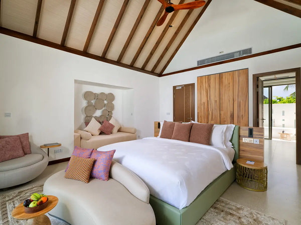 A fourth view of a Beach Pool Suite at Meyyafushi Maldives.