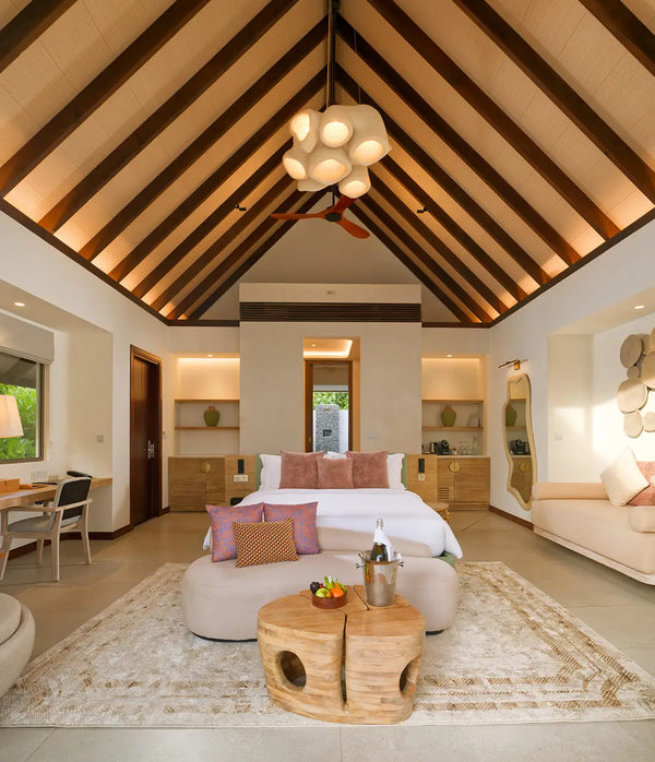 A third view of a Beach Pool Villa at Meyyafushi Maldives.