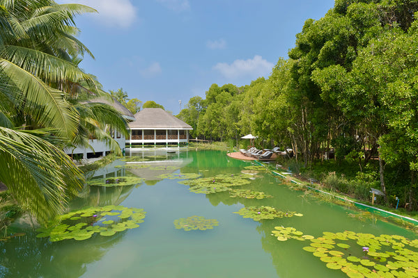 The saltwater lake at Dreamland Maldives.