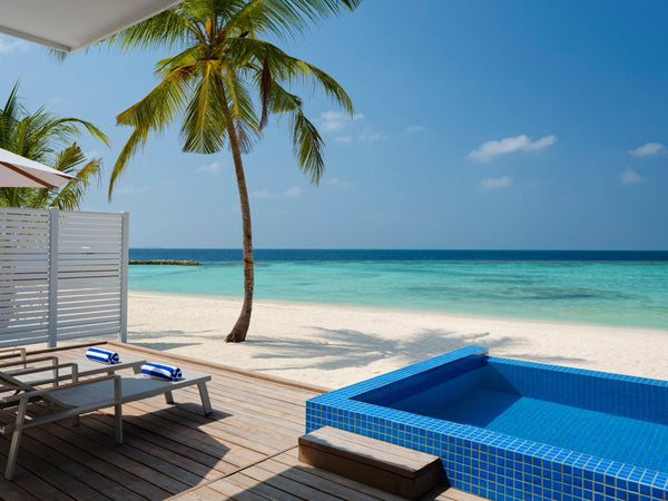 Another view of a Beach Pool Villa at Eri Maldives.