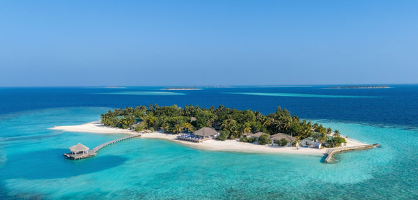 Eri Maldives from the air.