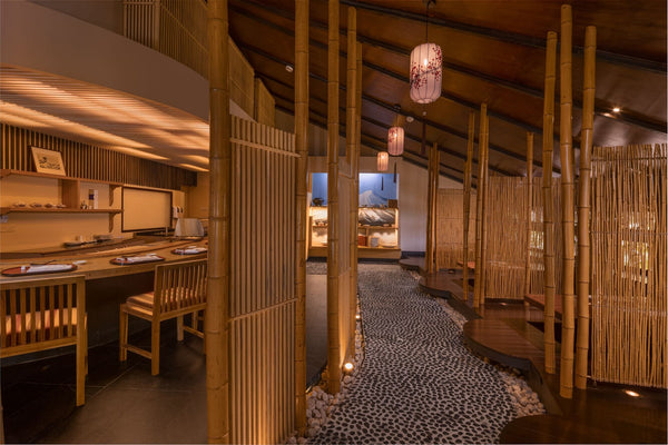 The Japanese restaurant at Adaaran Prestige Vadoo