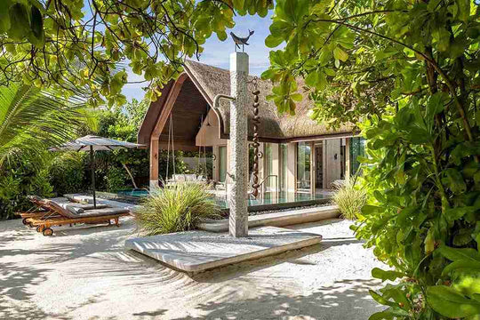 JOALI BEING, Raa Atoll — the outdoor space of a Grand Beach Pool Villa