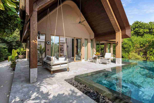 JOALI BEING, Raa Atoll — the pool of a Grand Beach Pool Villa