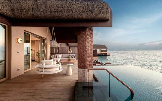 JOALI BEING, Raa Atoll — the sundeck of a Sunset Grand Ocean Pool Villa