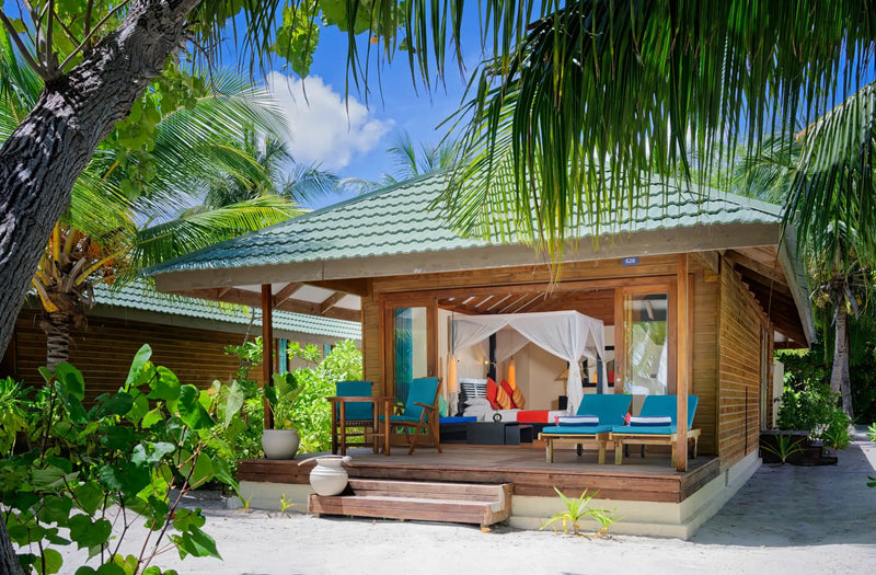 A villa with a private whirlpool at Canareef Resort Maldives