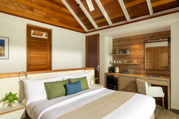 Another view of the interior of a Beach Villa at Kandolhu Maldives.