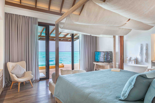 Fushifaru Maldives, Lhaviyani Atoll — villa bathroom