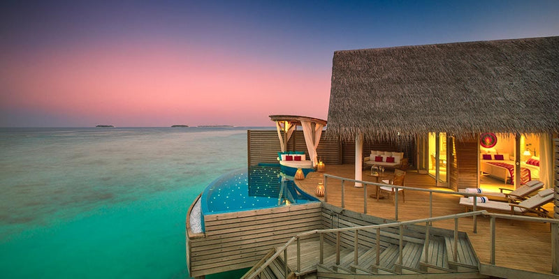 Another view of a Water Pool Villa at Milaidhoo Maldives.