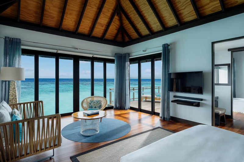 A Water Villa at Niva Velassaru Maldives, over the lagoon