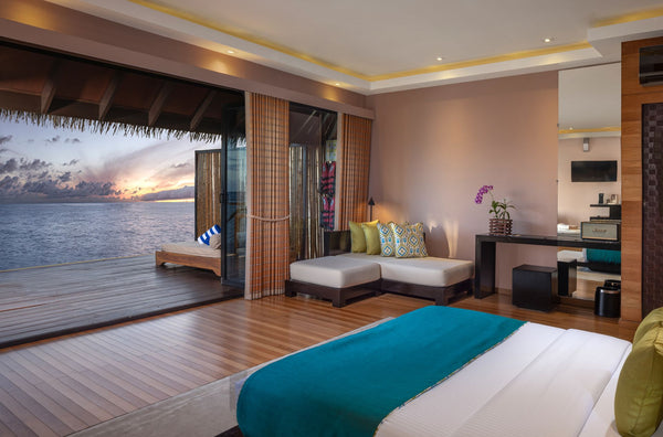 An Overwater Villa with Jacuzzi at Adaaran Prestige Vadoo.