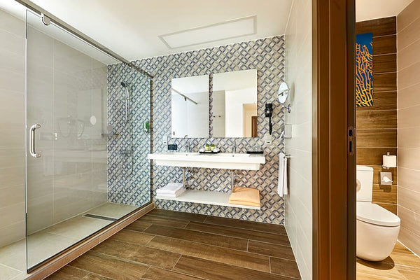 Another view of an overwater Junior Suite at Hotel Riu Atoll.