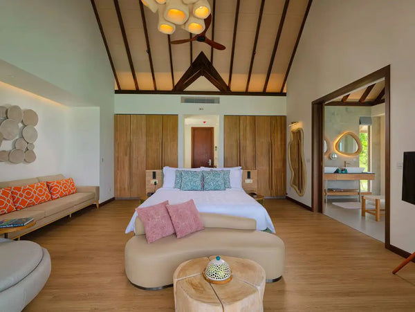 Another view of a Semi-Ocean Pool Villa at Meyyafushi Maldives.