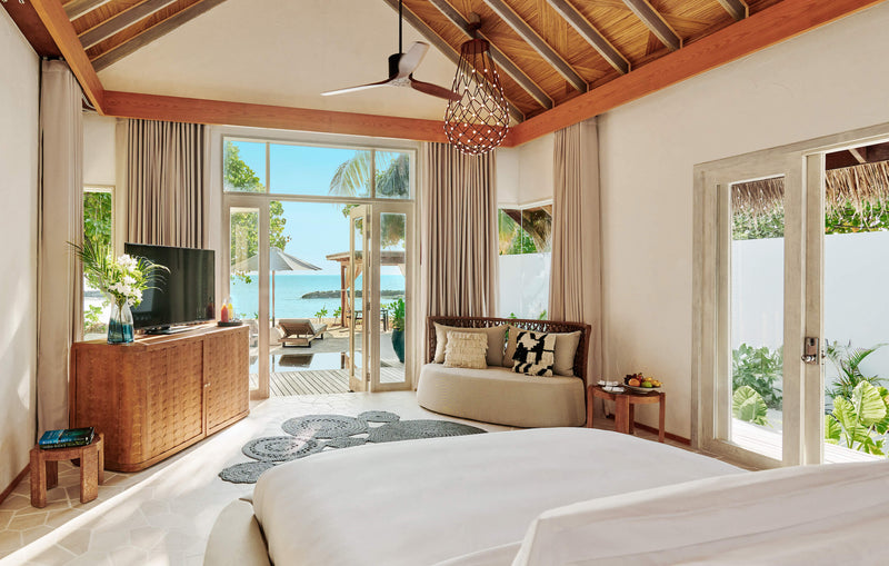 A Sunrise Beach Villa with Pool at Sirru Fen Fushi