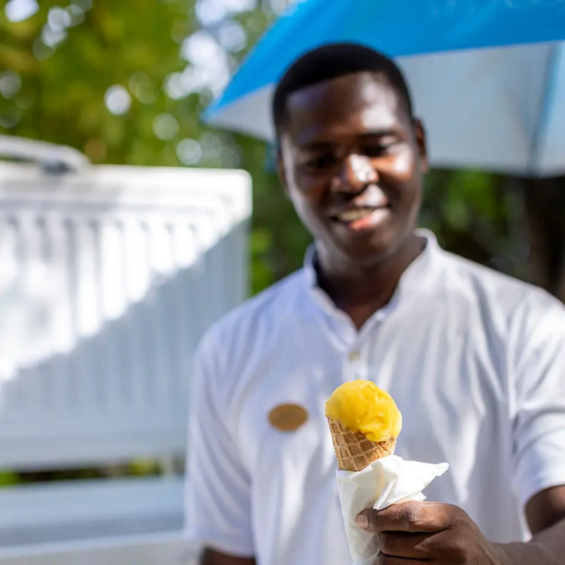 Ice cream at Niva Velassaru Maldives.