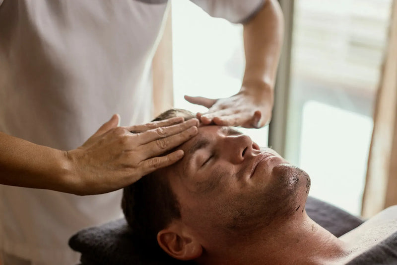 An obsidian scrub at the spa at Niva Velassaru Maldives.