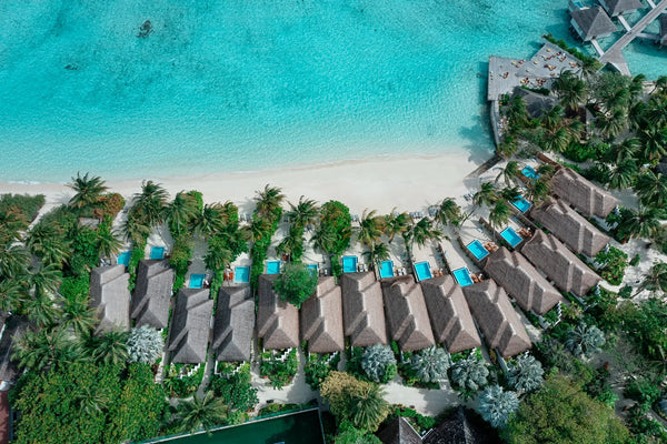 Niva Velassaru Maldives from the air.