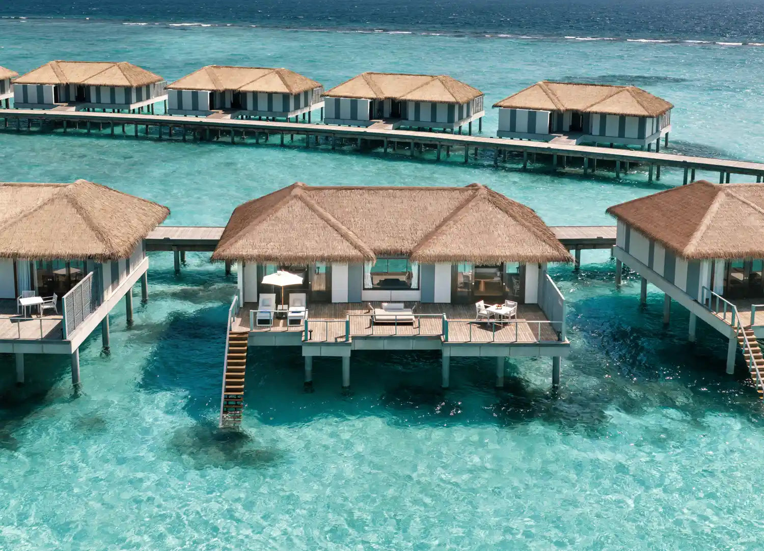 Noku Maldives, Noonu Atoll — aerial view of the island