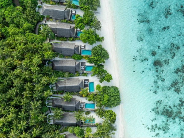 A Beachfront Pool Villa at Dusit Thani Maldives.