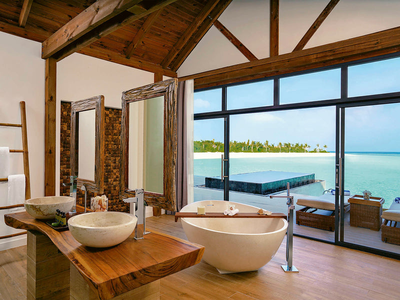 Another view of an Overwater Pool Villa Ocean at Kuredhivaru Resort & Spa Maldives.