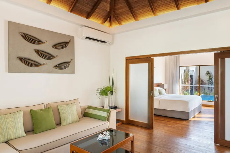 Another view of a Deluxe Pool Villa at Niva Kurumba Maldives.