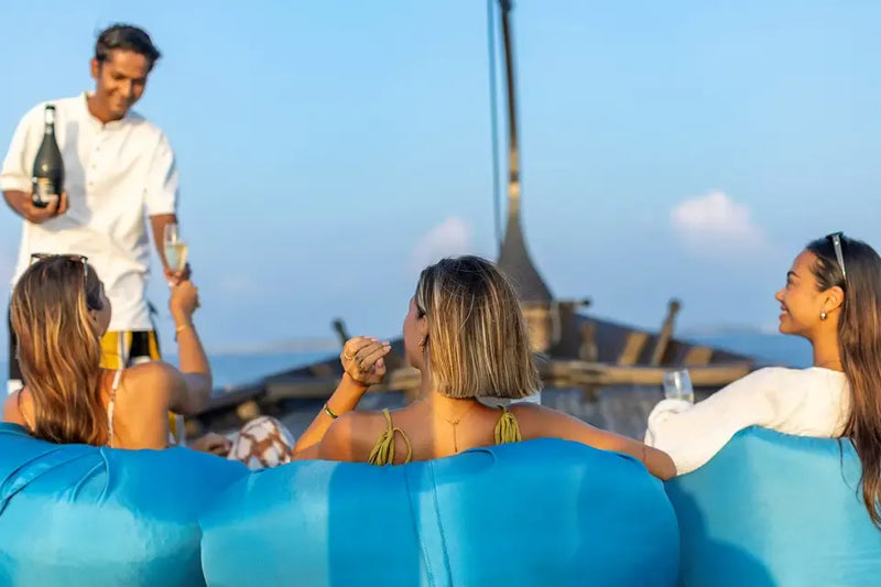 A dhoni at Niva Velassaru Maldives.