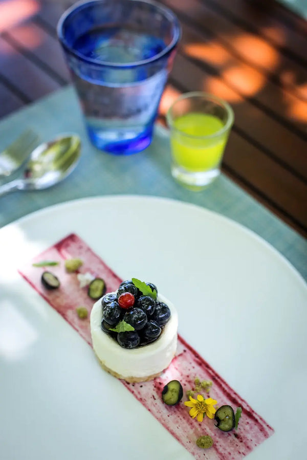 Cheesecake at Faru, Niva Dhigali Maldives.