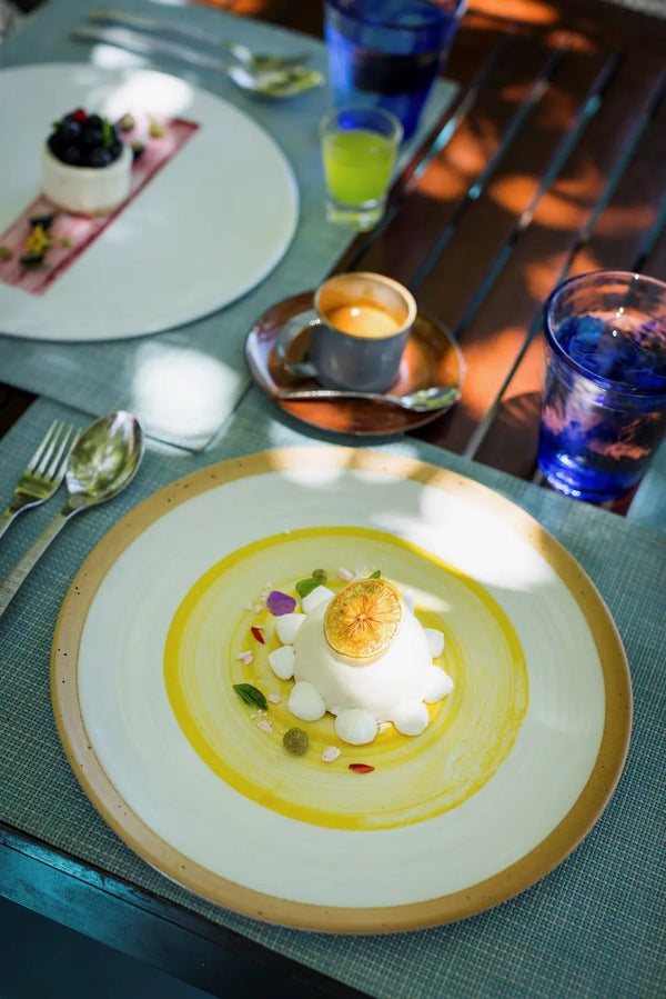 Desserts at Faru, Niva Dhigali Maldives.