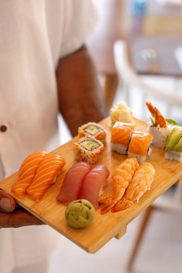 Sushi at Jade, Niva Dhigali Maldives.