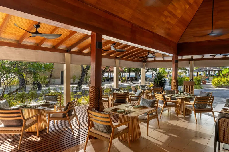The cafe at Niva Kurumba Maldives.
