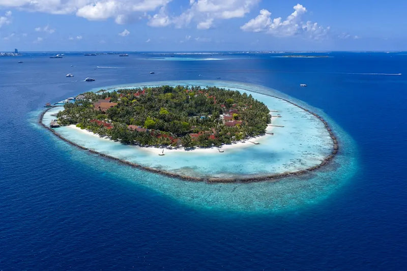 Another aerial view of Niva Kurumba Maldives.