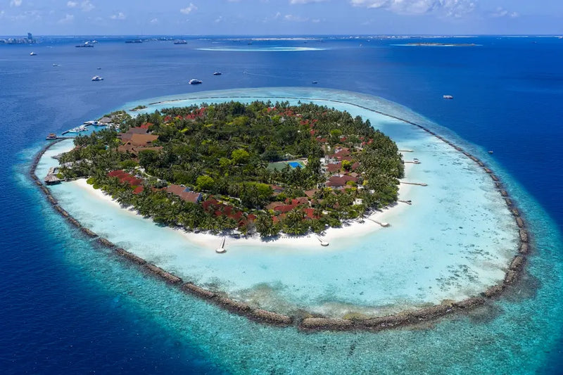 Another aerial view of Niva Kurumba Maldives.