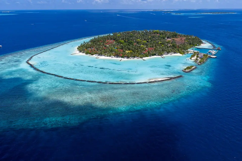 Another aerial view of Niva Kurumba Maldives.