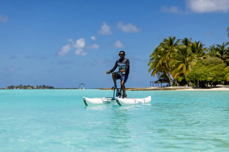 A water bike at Niva Kurumba Maldives.