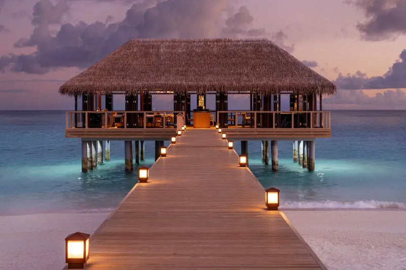Sora at Niva Velassaru Maldives at dusk.