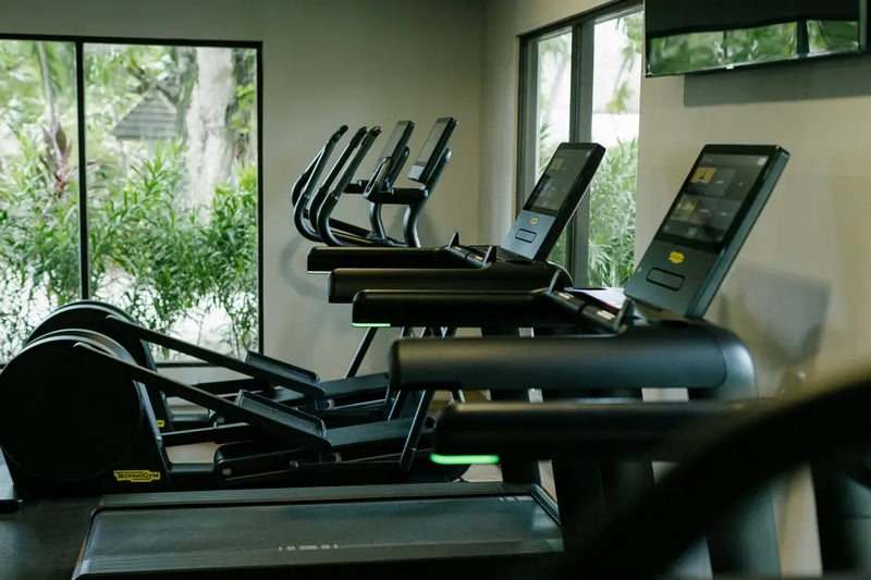 The gym at Niva Velassaru Maldives.
