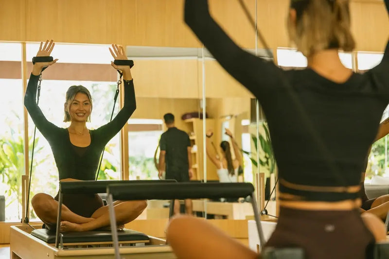 A pilates class at Niva Velassaru Maldives.