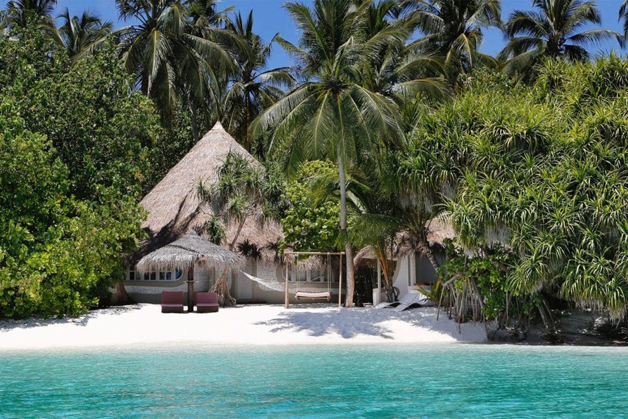A Beach Villa at Nika Island Resort & Spa.