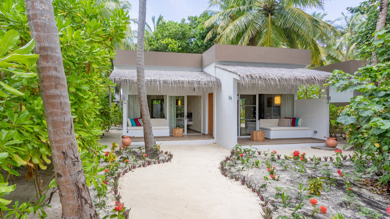 A beach villa at Cocoon Maldives.