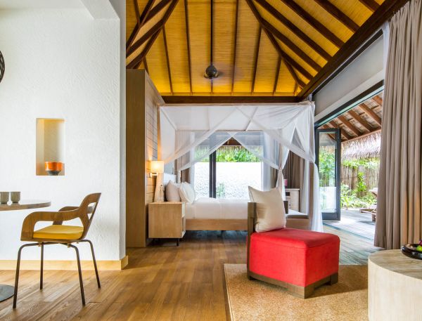 A Beach Suite with Private Pool at COMO Maalifushi.